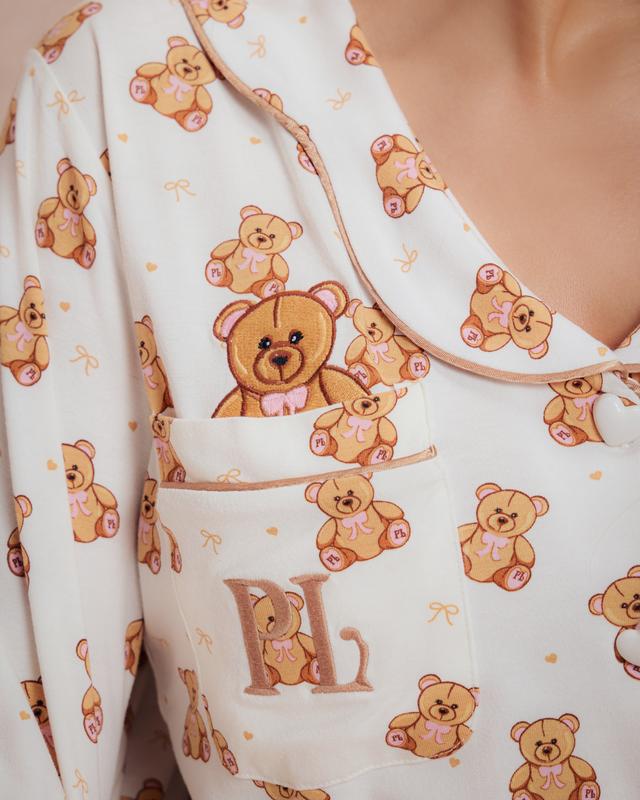 Women’s Cosy Teddy Bear Pyjama Set