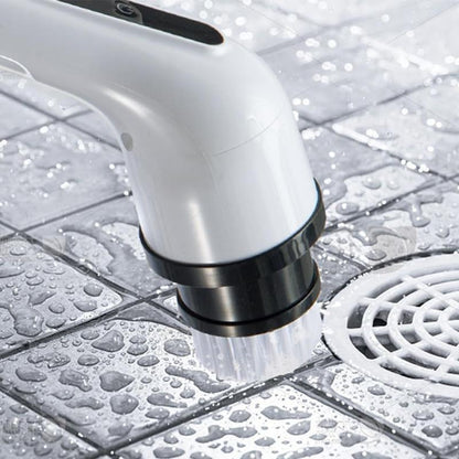 Cordless Electric Spin Scrubber – 9-in-1 Bathroom Cleaning Brush