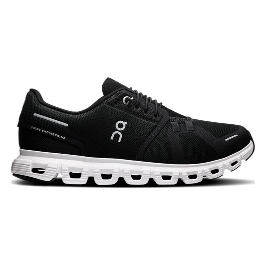 On Cloud 6 Women's - Black/White - product view 1