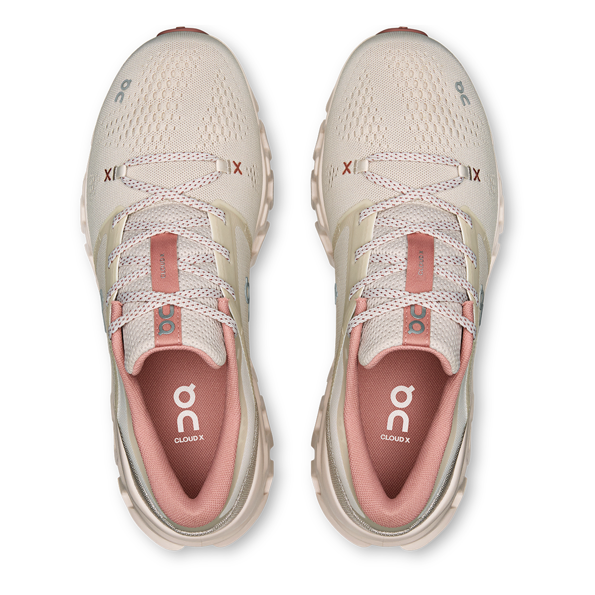 On Cloud X 5 Women's - Pearl/Oyster - product view 3