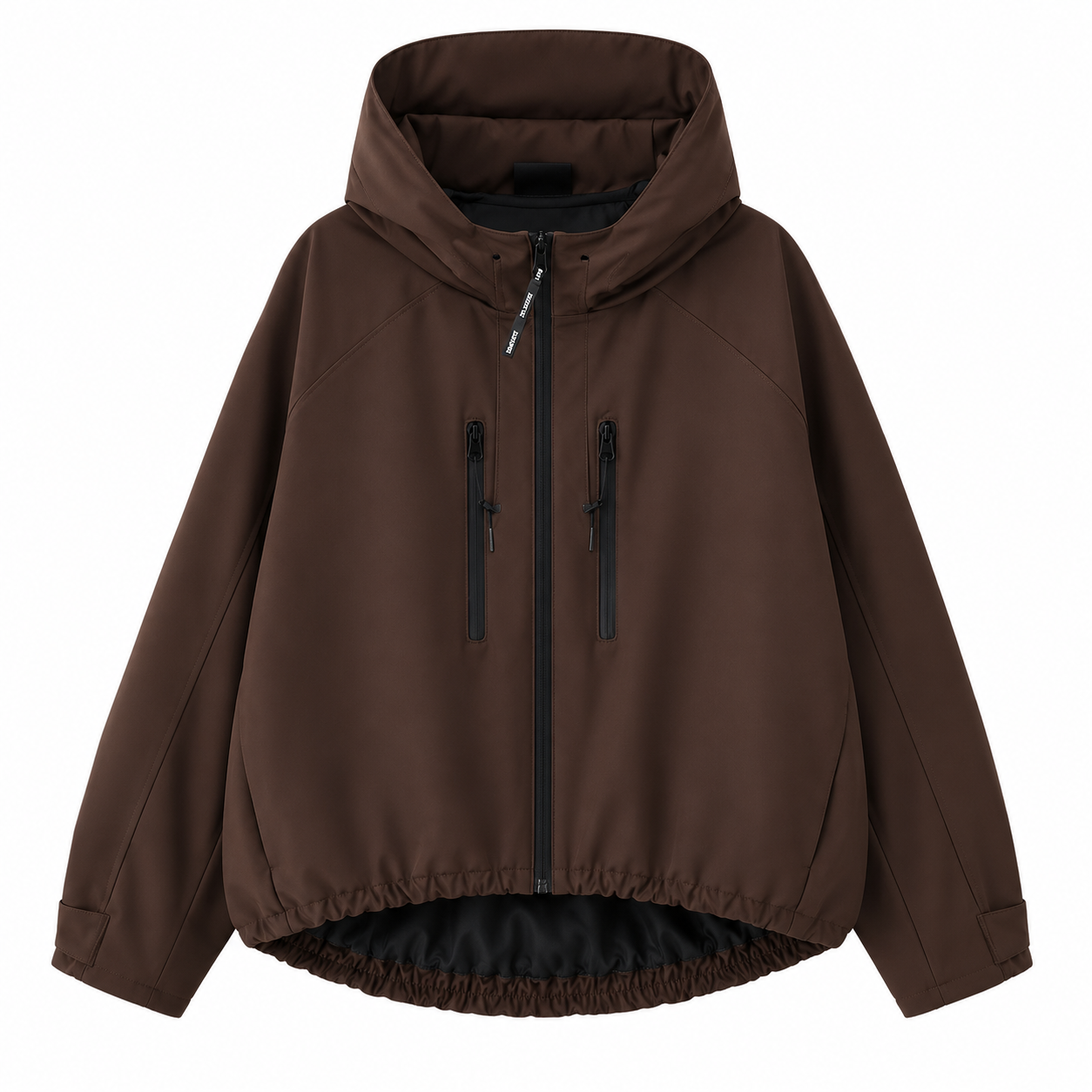 Short Oversized Rain Jacket — Waterproof & Stain Resistant