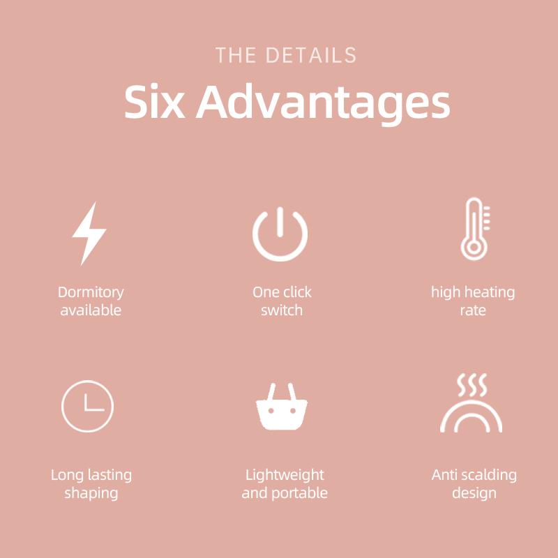 Negative Ion Fluffy Styling Brush — Volumising Hot Brush for Curls, Waves & Blowouts