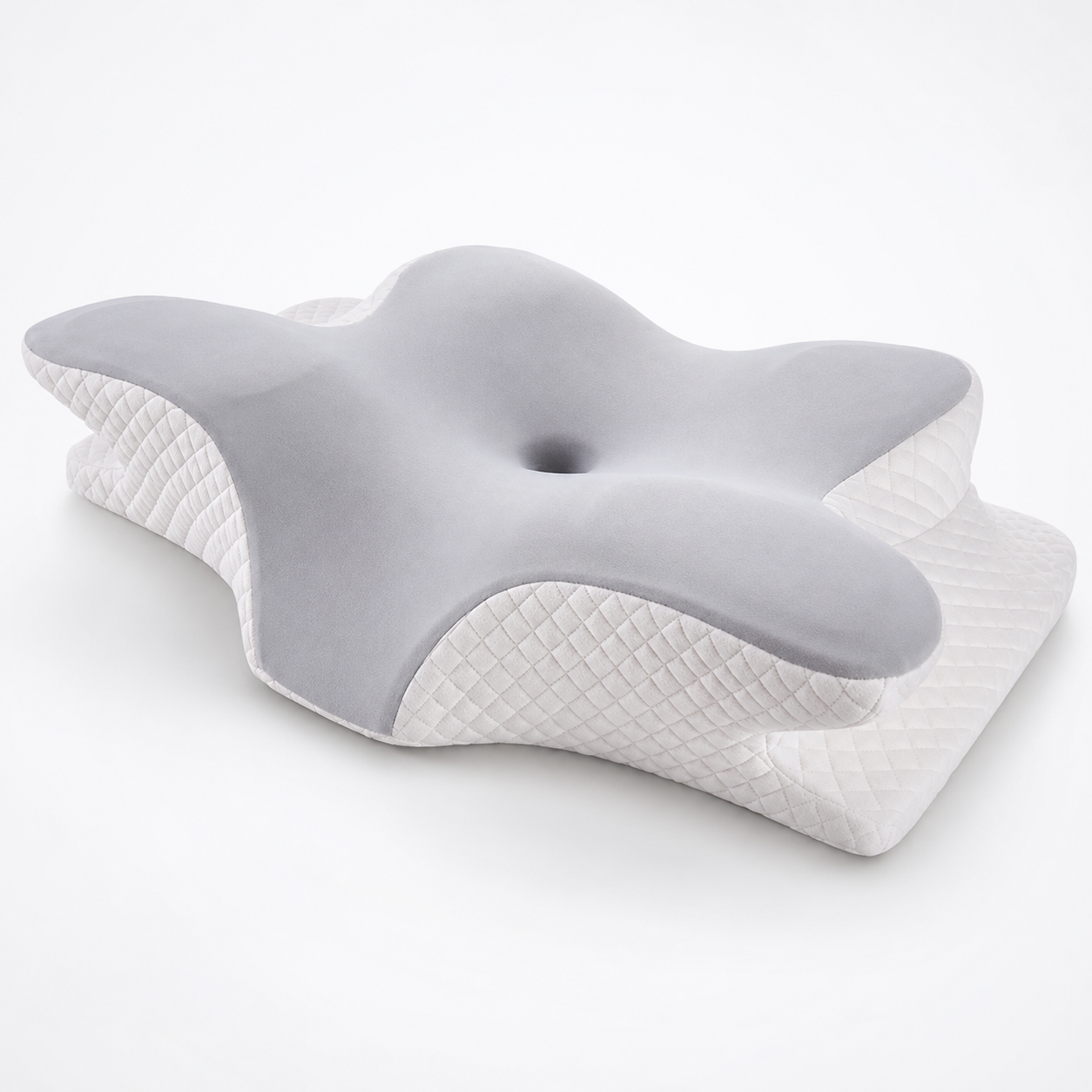Ergonomic Contour Pillow – Memory Foam Neck Support for Better Sleep