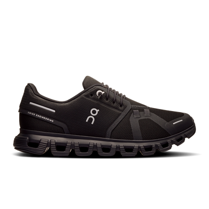 On Cloud 6 in Black / Black - view 1