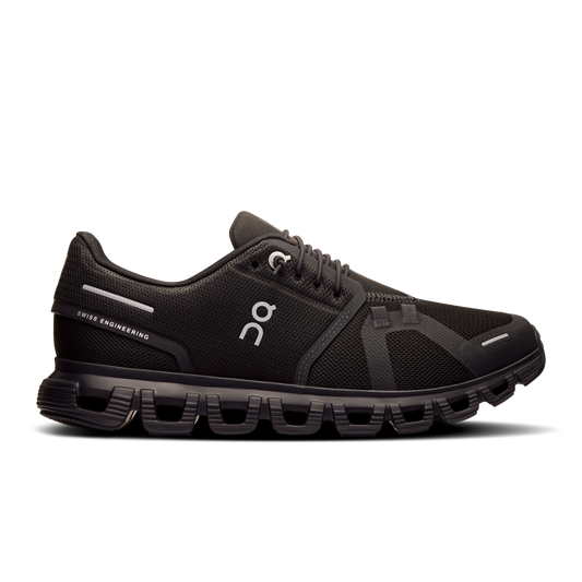 On Cloud 6 in Black / Black - view 1