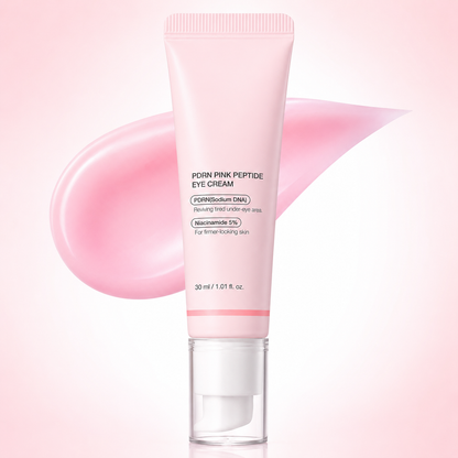 PDRN Pink Peptide Eye Cream — Niacinamide 5% + Retinol, Korean Skincare 30ml