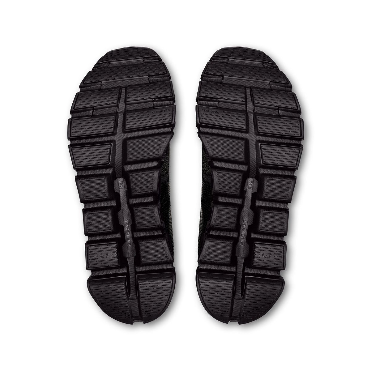 On Cloud 6 in Black / Black - view 3