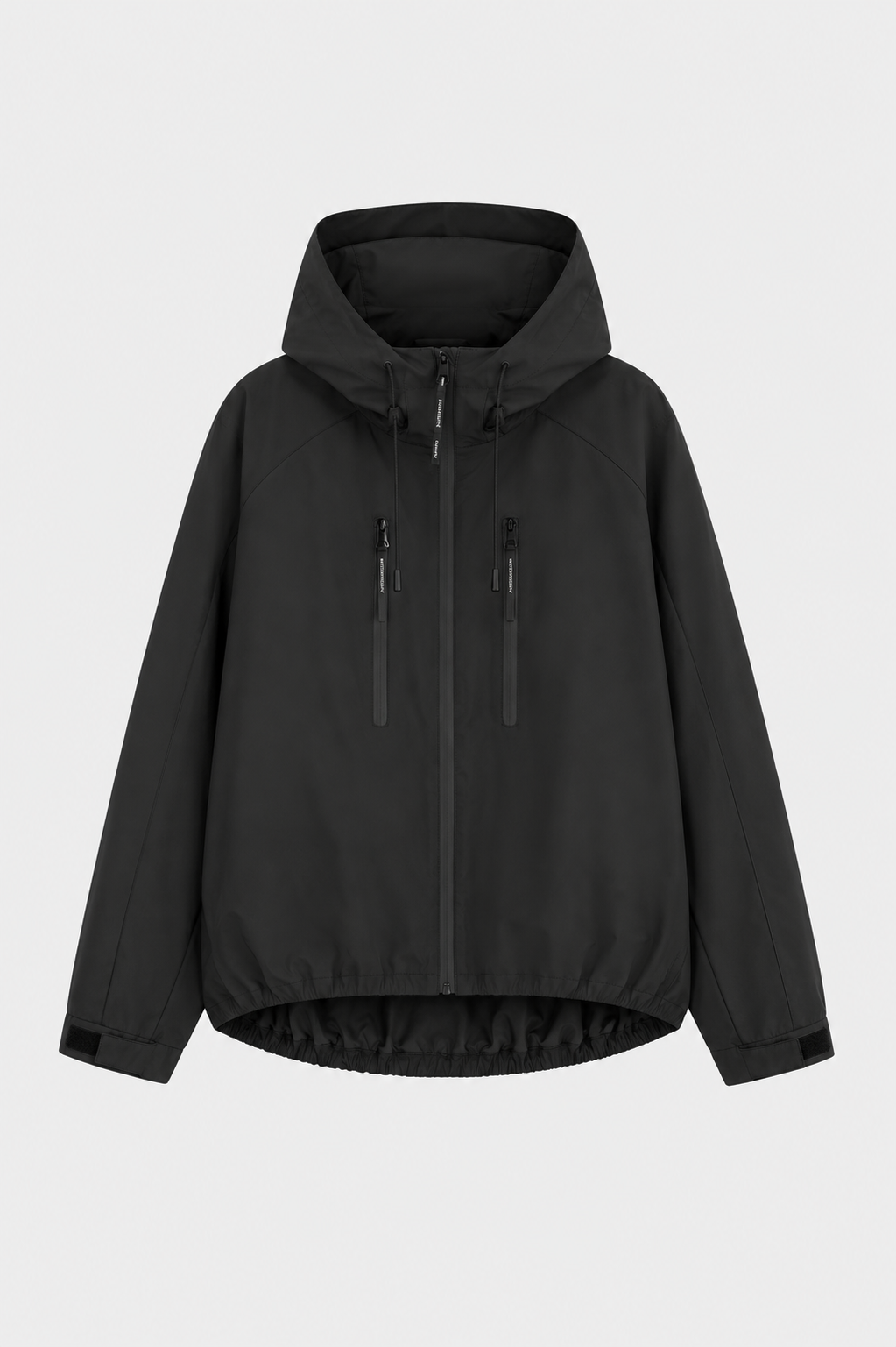 Oversized Bubble Hem Rain Jacket — Waterproof, Hooded & Lightweight | UK 8–22