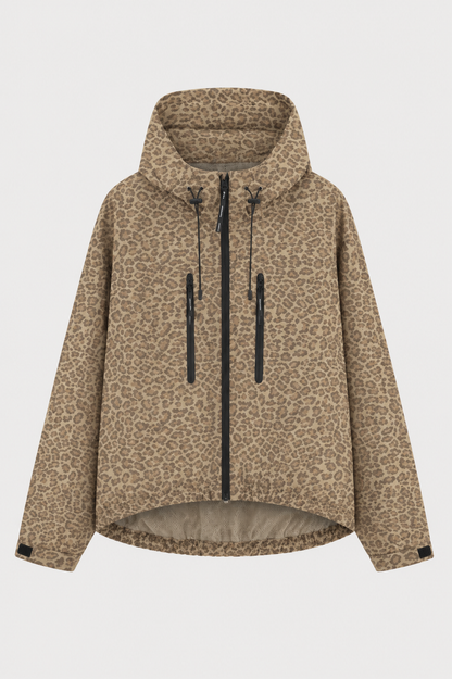 Oversized Bubble Hem Rain Jacket — Waterproof, Hooded & Lightweight | UK 8–22