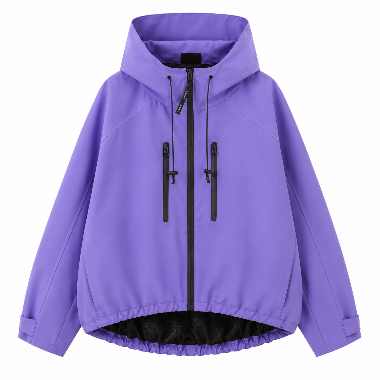 Short Oversized Rain Jacket — Waterproof & Stain Resistant