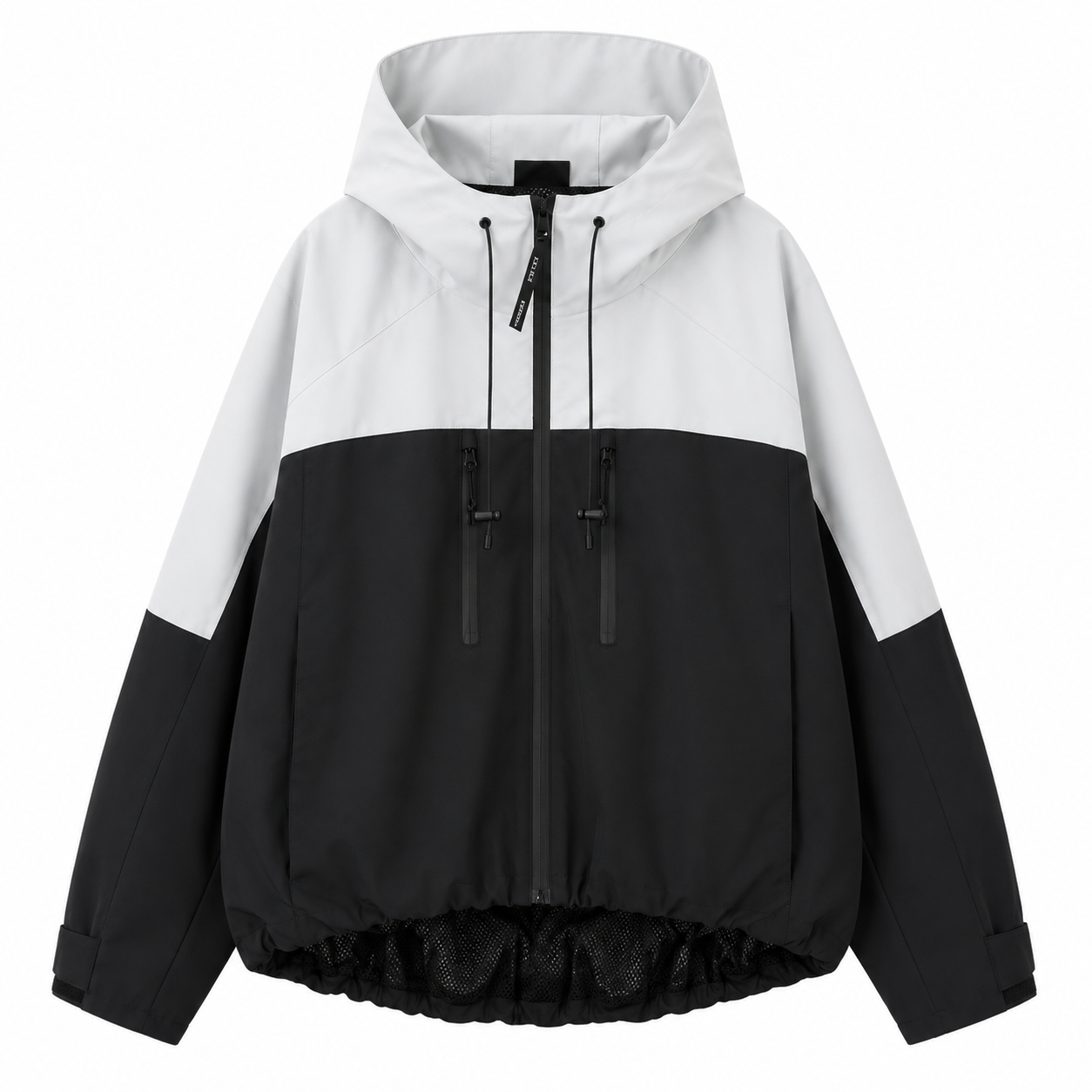 Short Oversized Rain Jacket — Waterproof & Stain Resistant