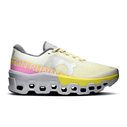 On Cloudmonster 2 in Ivory / Lime - view 1